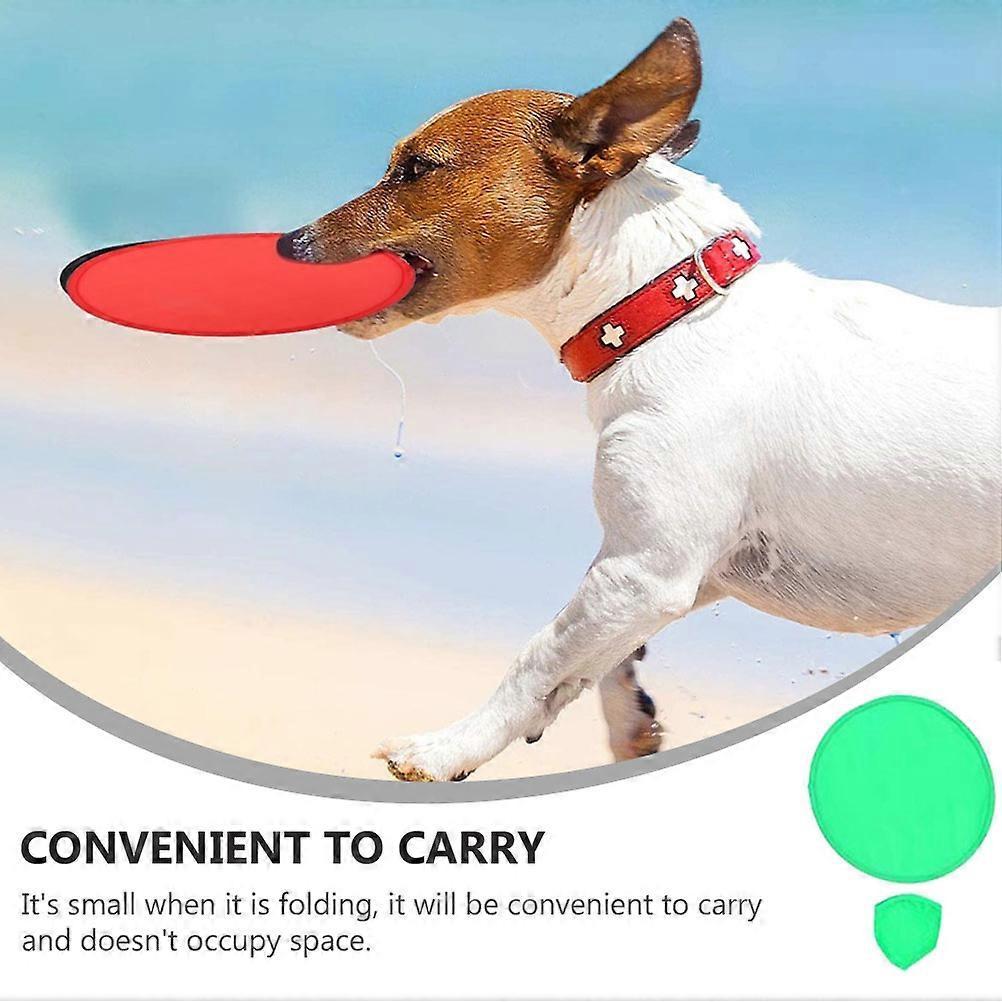 Flying Disc Playthings Foldable Polyester Round Fans for Kids 45Pcs Outdoor