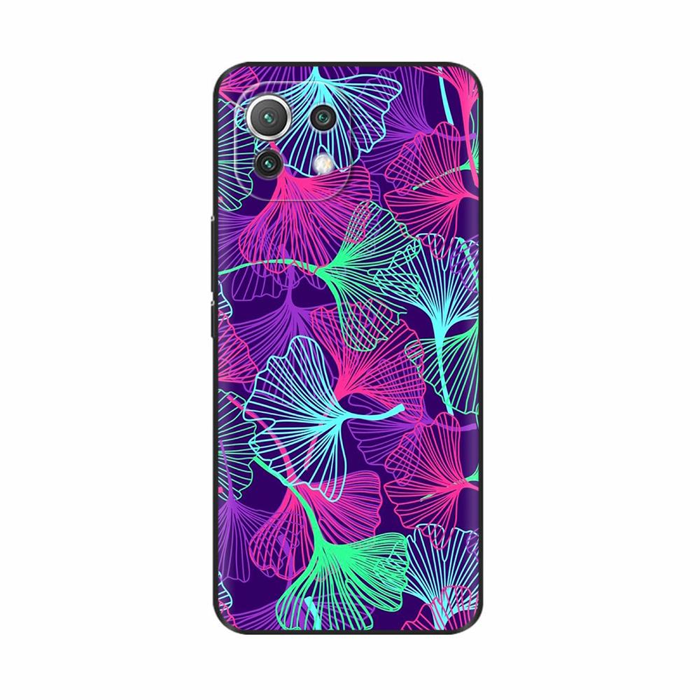 For Xiaomi Mi 11 Lite 5G NE Case Painted Soft Silicon Phone Back Cover For Xiomi Mi 11 Lite Case Mi 11 Lite Mi11 11i Shell Cover