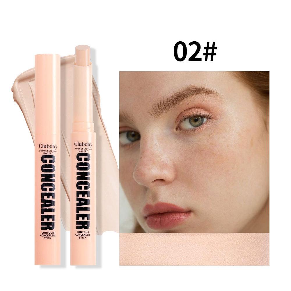 Facial Makeup Matte Natural Shadow Three-dimensional Contouring Stick Spot and Acne Mark Concealer Stick