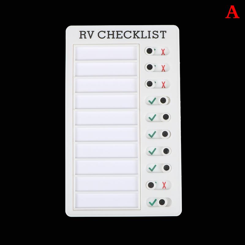 Memo Kunststoff Board Chore Chart Wiederverwendbare Rv Checkliste Tagesplaner Verhalten