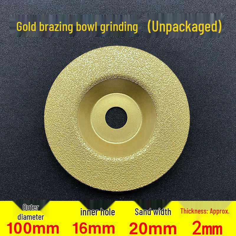 Brazed Diamond Saw Blade for Marble, Stone, Ceramic & Glass Cutting