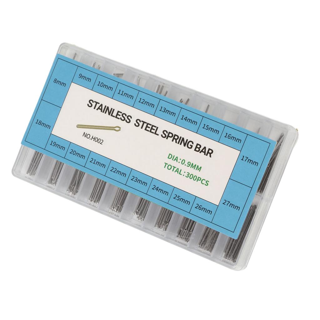 0.9mm Watch Bracelet Split Pins 304 Stainless Steel Watch Parts Assortment 8‑27mm