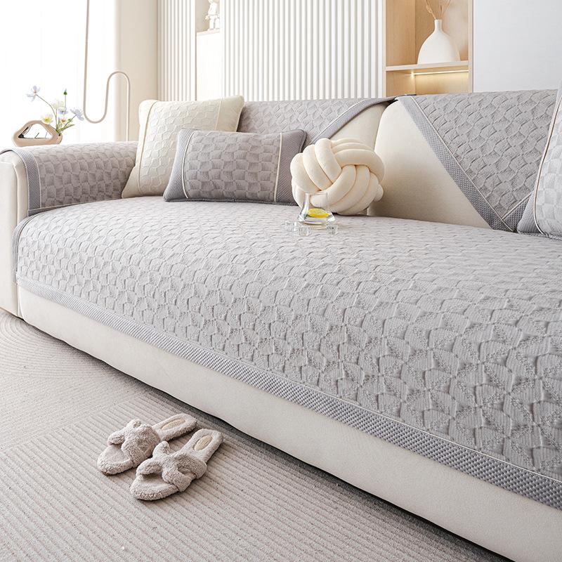 Creamy Wind Summer Sofa Cushion Cool Feeling One Piece Sofa Cover  New Mat Combination Seat Cushion Back Towel