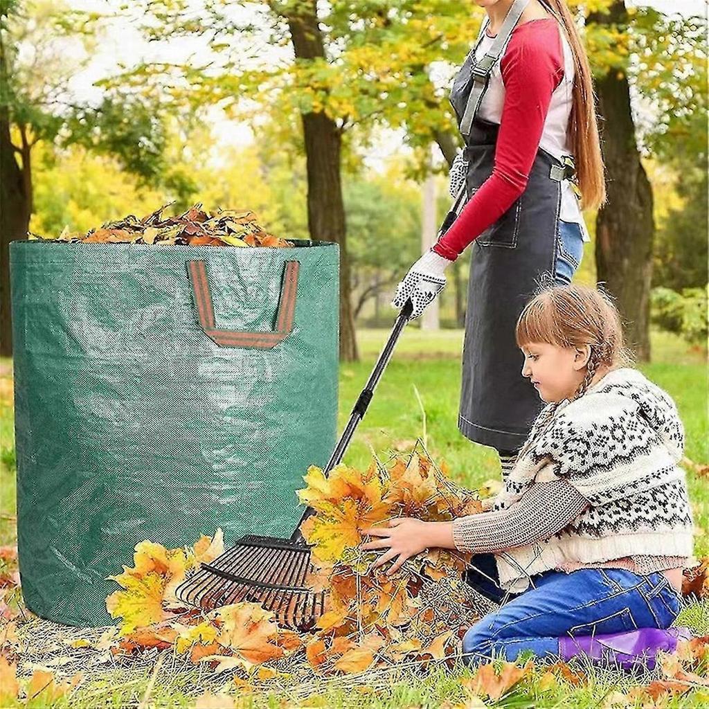 5Pack 72 Gallons Garden Waste Bag with Handles