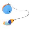 Cat Automatic Moving Ball with Plush Feather Pendant Intelligent Sensor Self Rotating Cat Toy Blue
