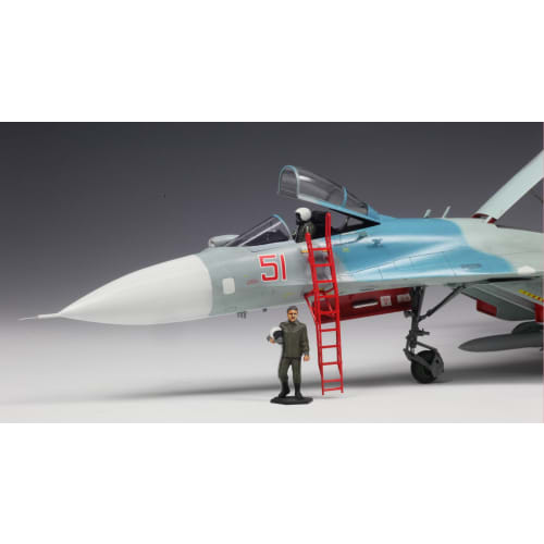 PLATZ 1/72 Scale Su-27SM Flanker B Plastic Model AE-2