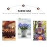 Wood Base Vintage Style Thick Solid Wood Handicraft Base for Vase Statue Display Flowerpot Incense Burner Crafts Display Stand