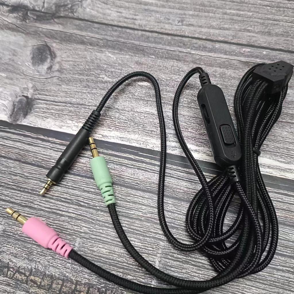 Nylon Braided UNP PC Cable for Sennheiser GSP350/500/600/670G4MEONE Headphones Cord Better Sound Ranges User Friendly