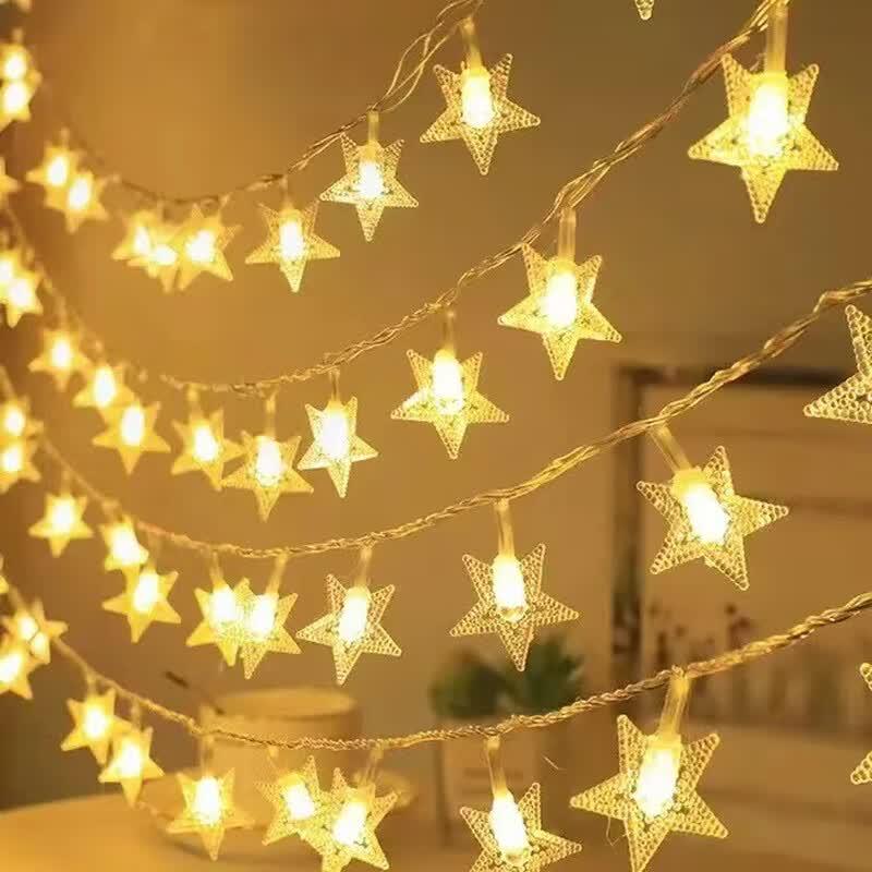 Nashida Outdoor Camping Star String Lights теплый белый