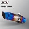 51mm Motorcycle Universal Exhaust Pipe with Db Killer Muffler GP Project for Z900 Z1000 CBR600 S1000RR MT07