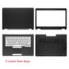 Compatible with Latitude 7470 E7470 series laptops,LCD screen top cover, screen bezel, palm rest, bottom base hinge, hinge cover
