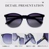 DUCO UV Protection Round UV400 Polarized Fashionable UV Size 1230 Women's Sunglasses, Blue, Protection, Lenses, Design, Protection,