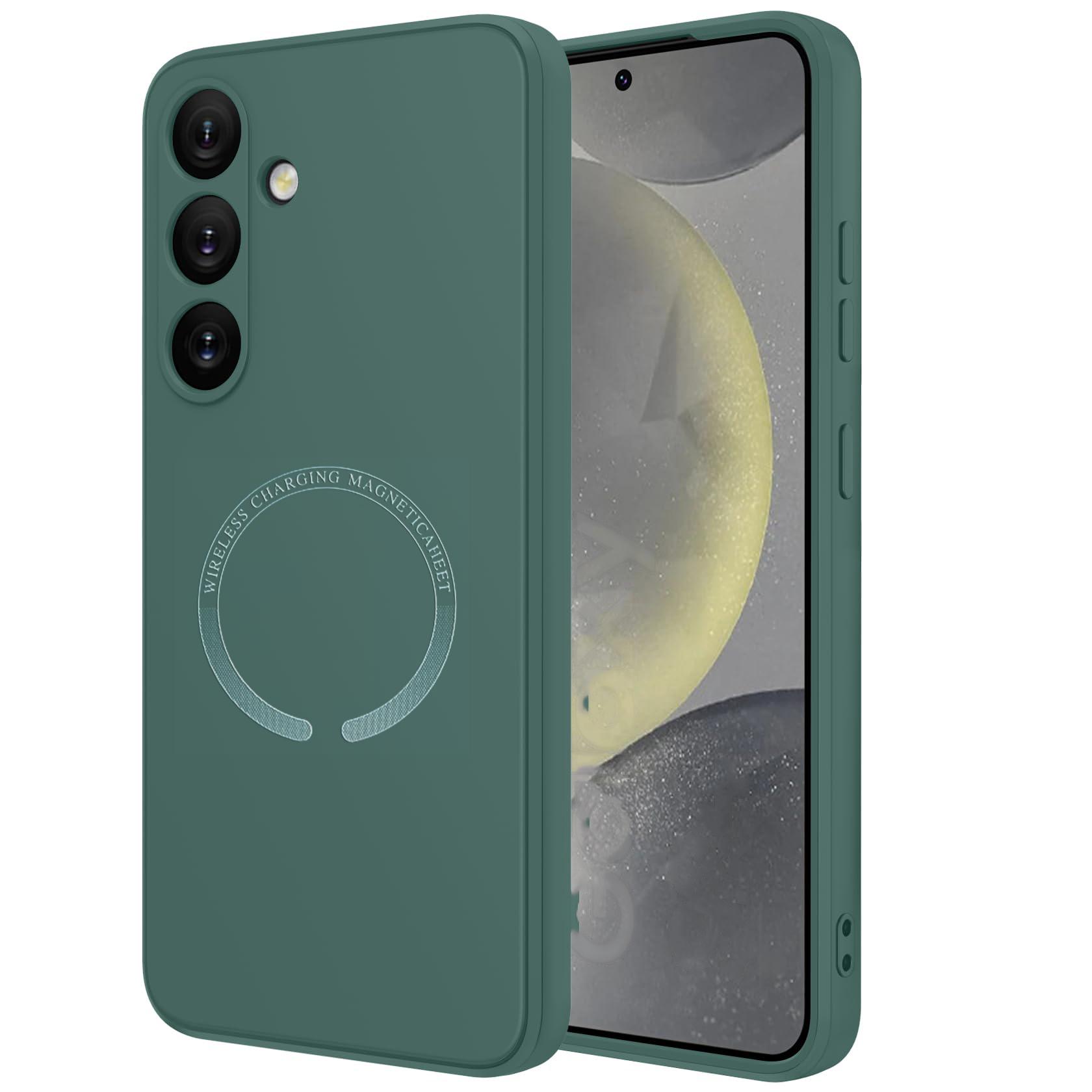 

Роскошный силиконовый чехол Magsafe для Samsung Galaxy A15 A35 A55 A14 A54 S24 Ultra S23 FE S22 Plus S21 S20 FE A54 A34 A14 5G, силиконовый чехол Samsung Galaxy S21 FE