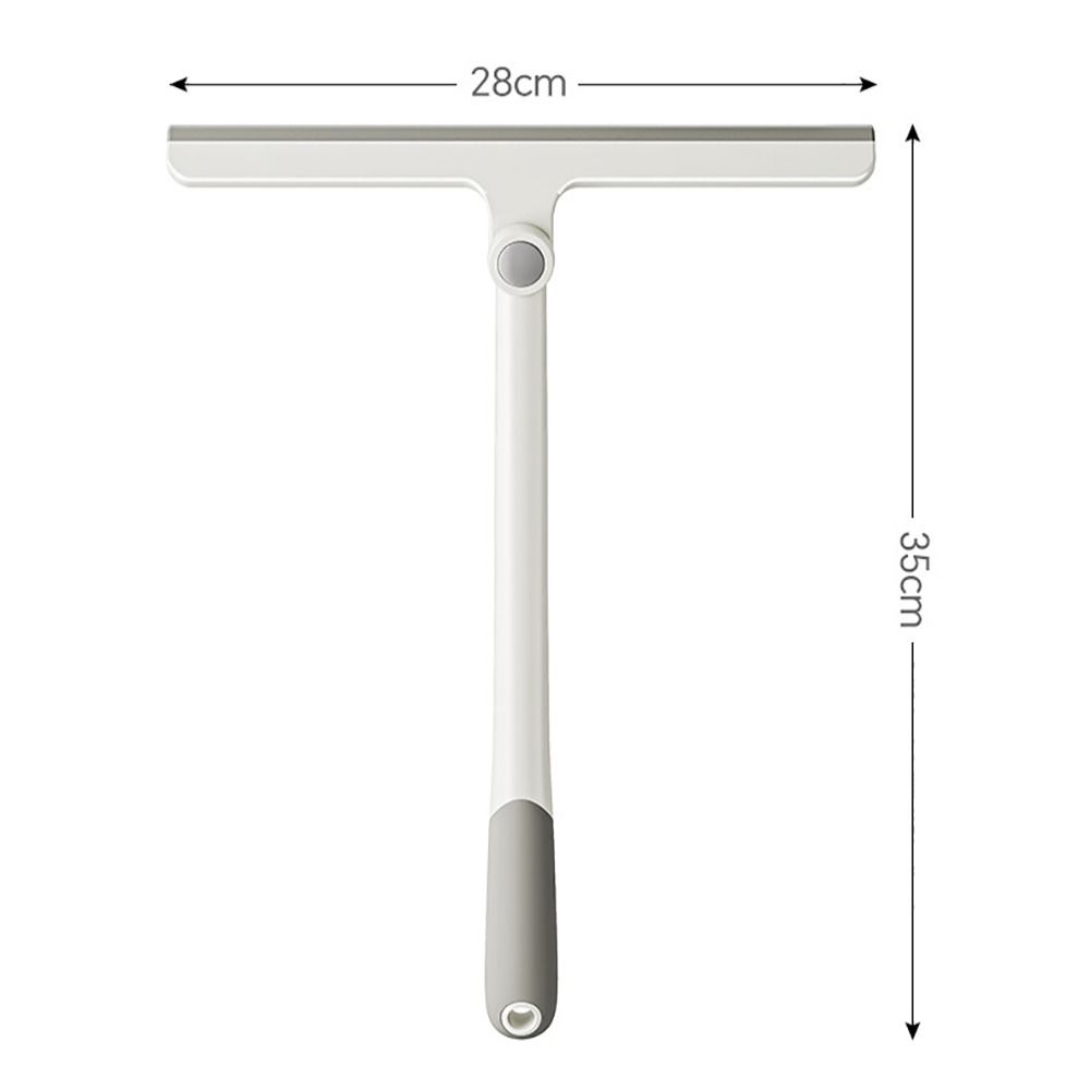 New PP 360 Degree Shower Squeegee TPR White Mirror Scraper Bathroom Cleaner Bathroom Cleaning