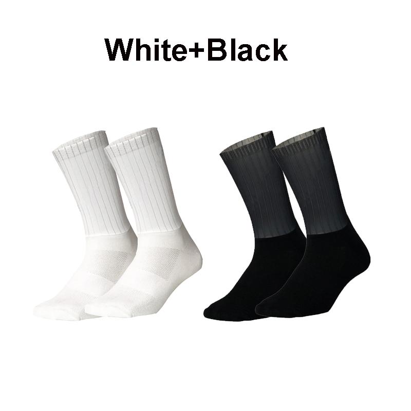 Cycling Socks Aero Anti Slip Silicone Sports Bike Socks Men Breathable Mesh Running Racing Bicycle Socks MTB Calcetines Ciclismo