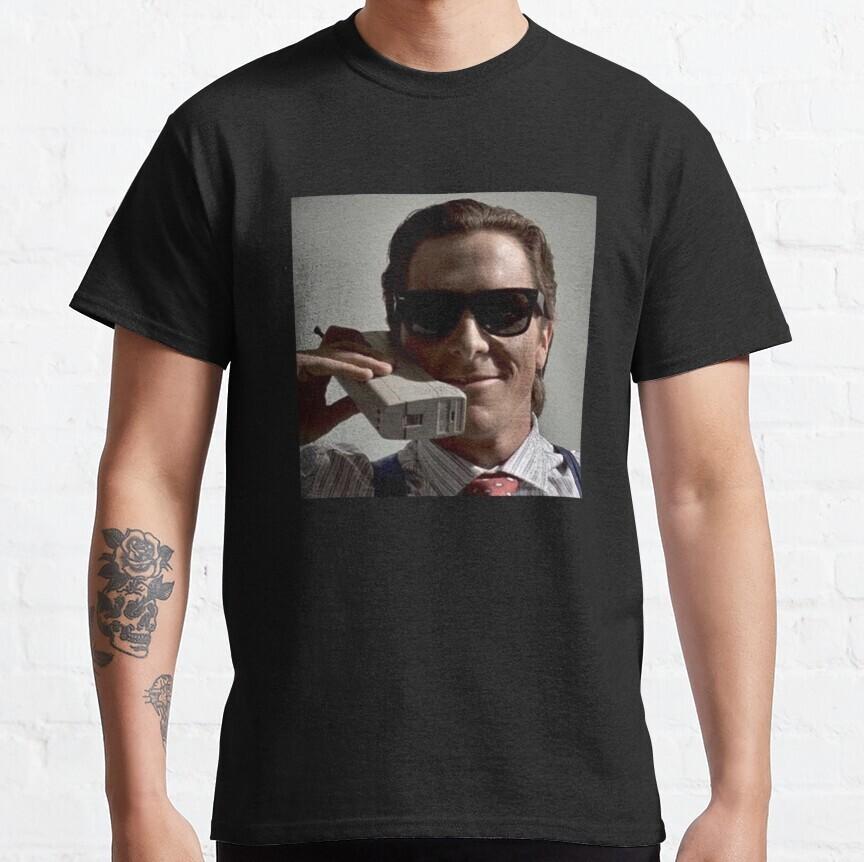 Patrick Bateman Calling - American Psycho meme Classic Shirt XXL
