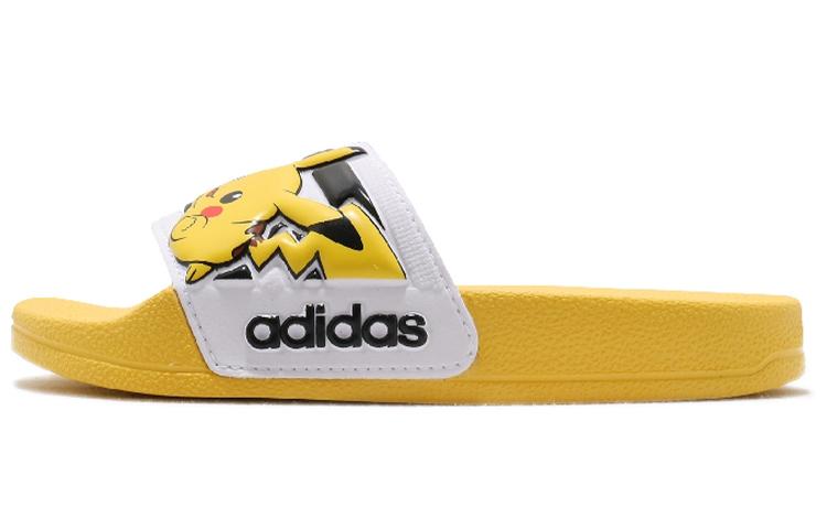 Kids' Slides Pokemon X Adidas Adilette Shower Slides J 'Pikachu'