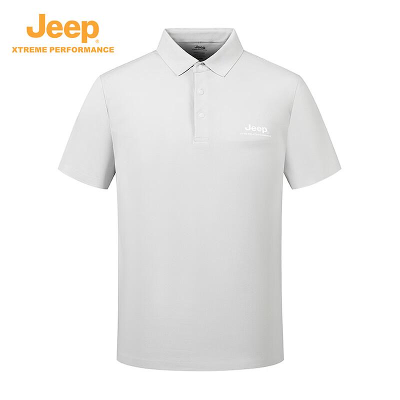Jeep Men s Quick-Dry Sun Protection Polo Shirt L