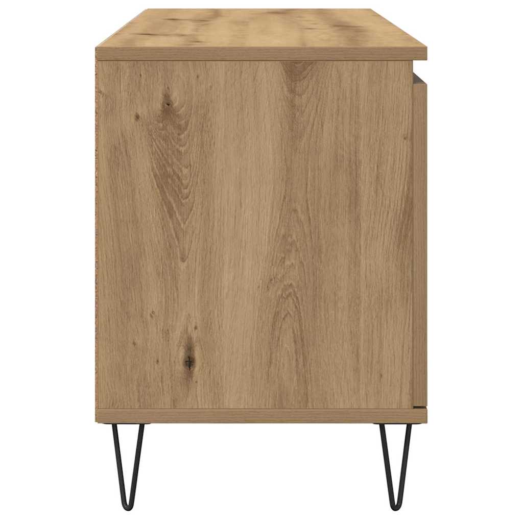 Artisan Oak TV Stand 104 X 35 X 50 Cm Particleboard