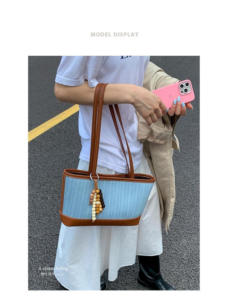 Retro Korean Pleated Underarm Shoulder Bag 2025 - Women's Large Capacity Crossbody Bucket Style