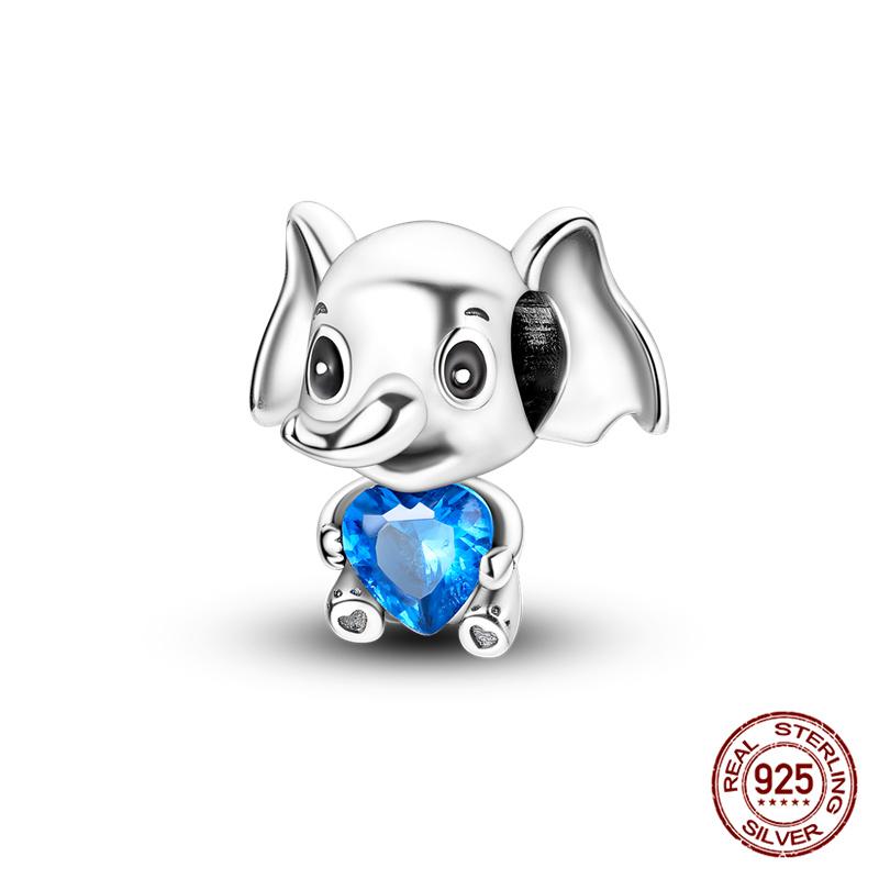 Originale Eulenperlen, 100 % Kupfer, Glückskatzen-Elefanten-Anhänger, passend für Originalarmbänder, DIY-Schmuckherstellung, Geschenk für Frauen