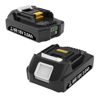 Makita 18V BL1830B 3000mAh Σετ 2 τεμαχίων Συμβατή 18V BL1830B Εργαλείο Ισχύος Συμβατή PSE Ψηφιακή Ένδειξη Στάθμης Μπαταρίας Μπαταρία [Ασφάλιση PL] Λεπτό, Ελαφρύ,