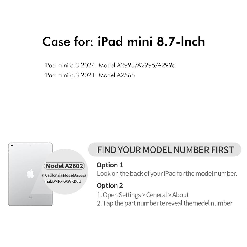 Für iPad mini (2024)/iPad mini (2021) Tablet Hülle ENKAY HAT PRINCE Litschi Textur PU Leder Abdeckung Ständer