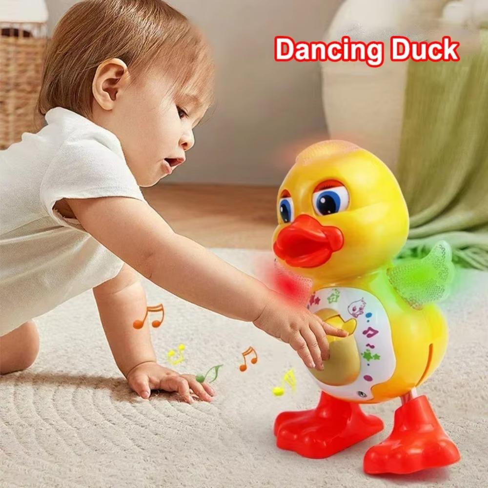 Plastic Electric Dancing Duck Toy Singing Walking Dancing Duck Halloween