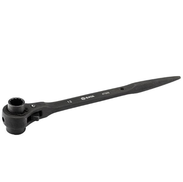 SATA Pointed Tail Double-End Ratchet Wrench 47305-47313
