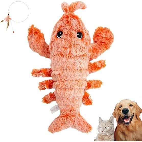 

Игрушка для собаки «Виляющий лобстер», Интерактивная игрушка для собаки «Вялый лобстер», Виляющий лобстер - Интерактивная игрушка для собаки, Перезаряжаемая через USB игрушка для питомца для маленьких собак и кошек (1 шт 1 pcs orange