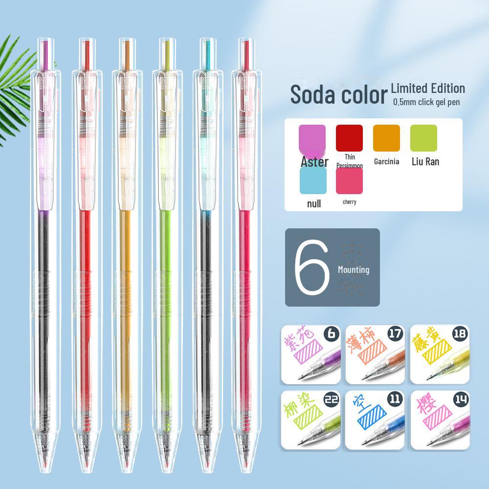 24/36-Color Neutral Pen Set - Versatile Water-Based Pens for Students & Note-Taking