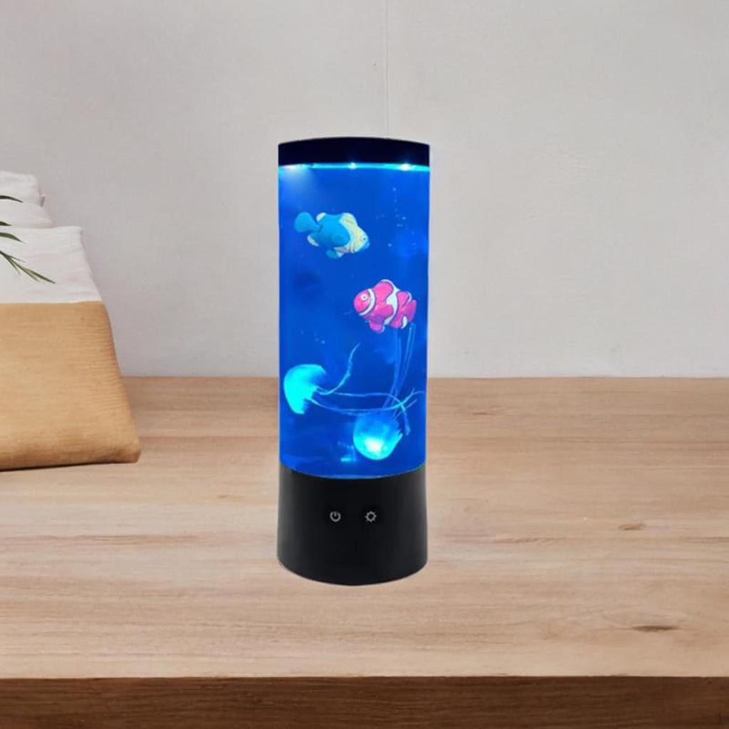 Denizanası Lambası Akvaryum Işığı Renk Değiştirme, Yenilik, Rahatlama Ruh Hali Gecesi