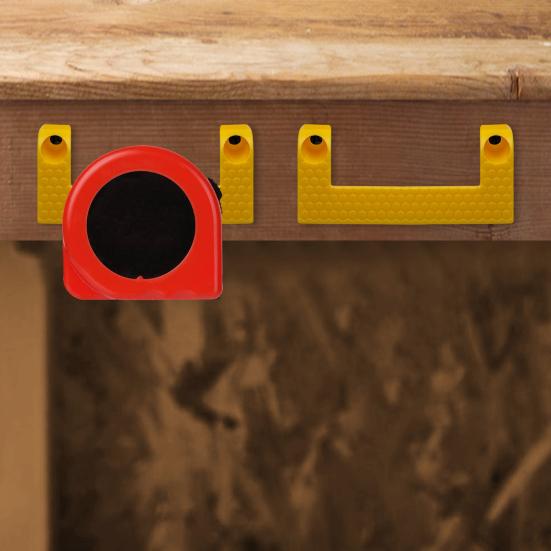 Тримач для рулетки з гвинтами Організація гаража Легка установка Зберігання рулетки