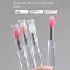 1/3PCS Multifunctional silicone lip brush portable cover dustproof lipstick lipstick brush eye shadow brush