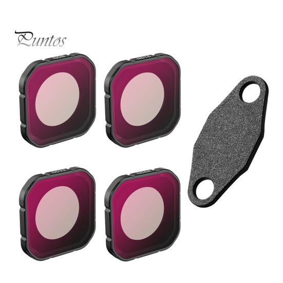 

Набор фильтров для объектива Insta360 Ace Pro 2 ND водонепроницаемых фильтра для спортивной камеры ND MCUV CPL HD-совместимое оптическое стекло Advanced Light Control чёрный