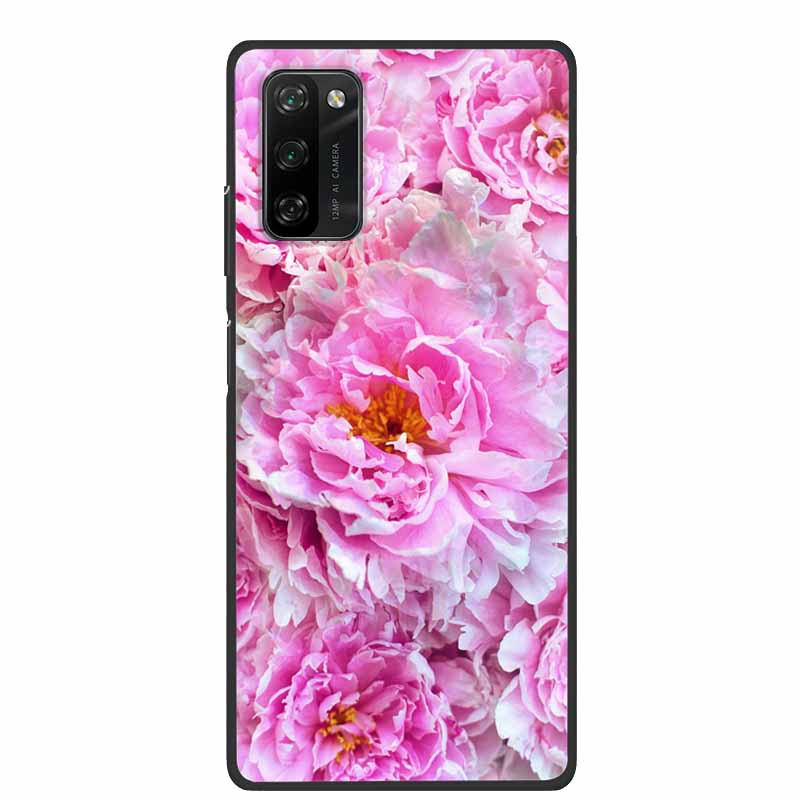 Soft Space Cover for Blackview A100 Case Flower TPU Cat Silicone Phone Cases for BlackviewA100 Cover Shockproof Cute Shell