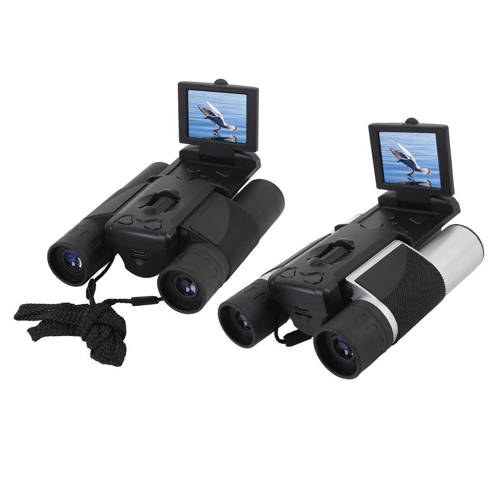 10x25 Digital Binoculars with Camera 48MP 2.5K HD 2 Inch Color Screen 8x Digital Zoom Type C Video P