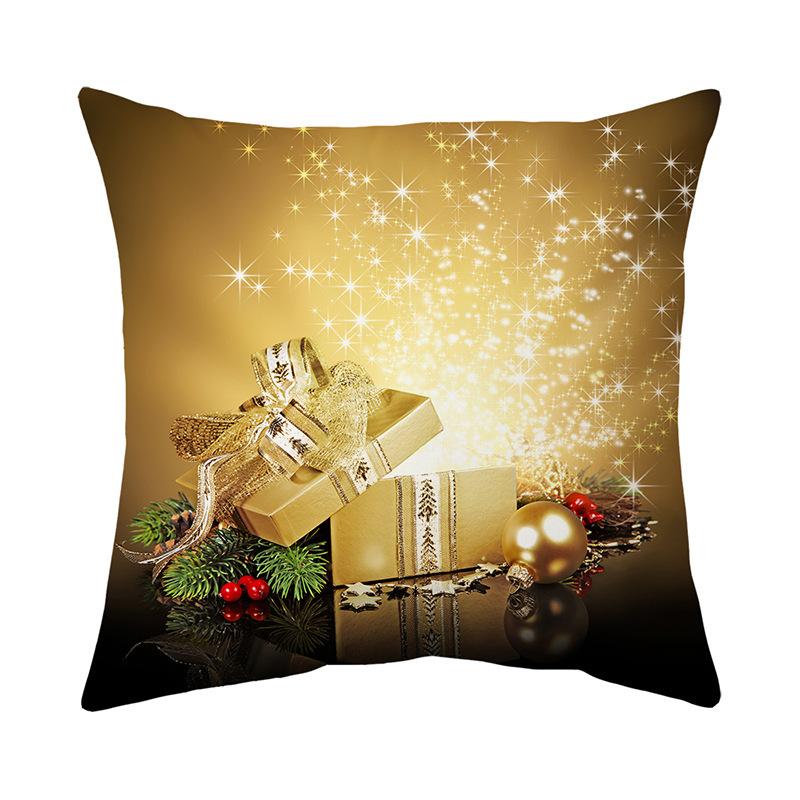 Cartoon Christmas Holiday Home Cute Pillow Cover Holiday Gift Nap Sofa Car Gift Pillow
