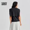 Women's Shawl-Style Knitted Sleeveless Top
