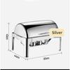 9L Roll Top Chafing Dish Buffet Set Food Pan Food Tray Warmer Serving Tray