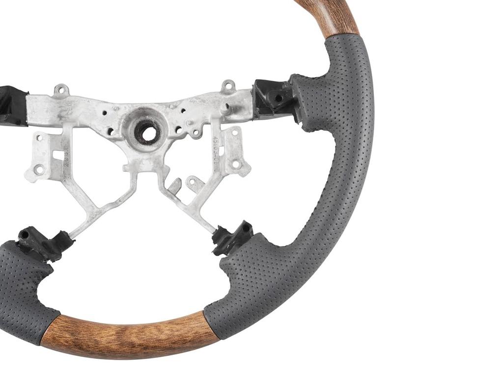 Standard Steering Wheel and Shift Knob Set for Toyota Hiace 200 Series and 3rd TRISTAR'S (1st, 2nd, Generation) (Classic Wood/Natural Wood)