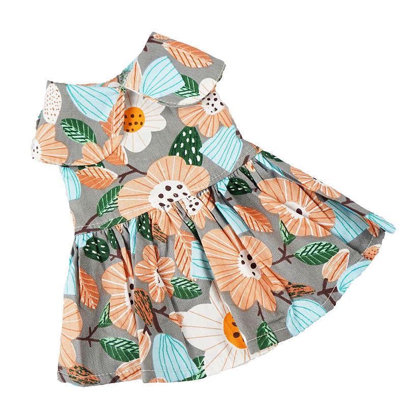 

Юбка для питомца, платье, юбка для куклы, весенне-летняя одежда, щенок, плюшевый мишка, товары для питомцев, бант, короткий рукав 2XL