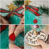 DIY Merry Christmas Tree Ornament Desktop Christmas Tree Handmade DIY Material Package 2025 Xmas Trees New Year Gifts
