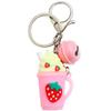Adorable Baby Bottle Keychain - Cute Cartoon Charm for Bags and Car Keys