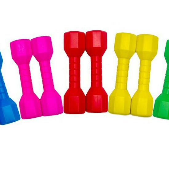 Octagonal Kids Dumbbells - Outdoor Gymnastics & Dance Enhancing Pair for Children