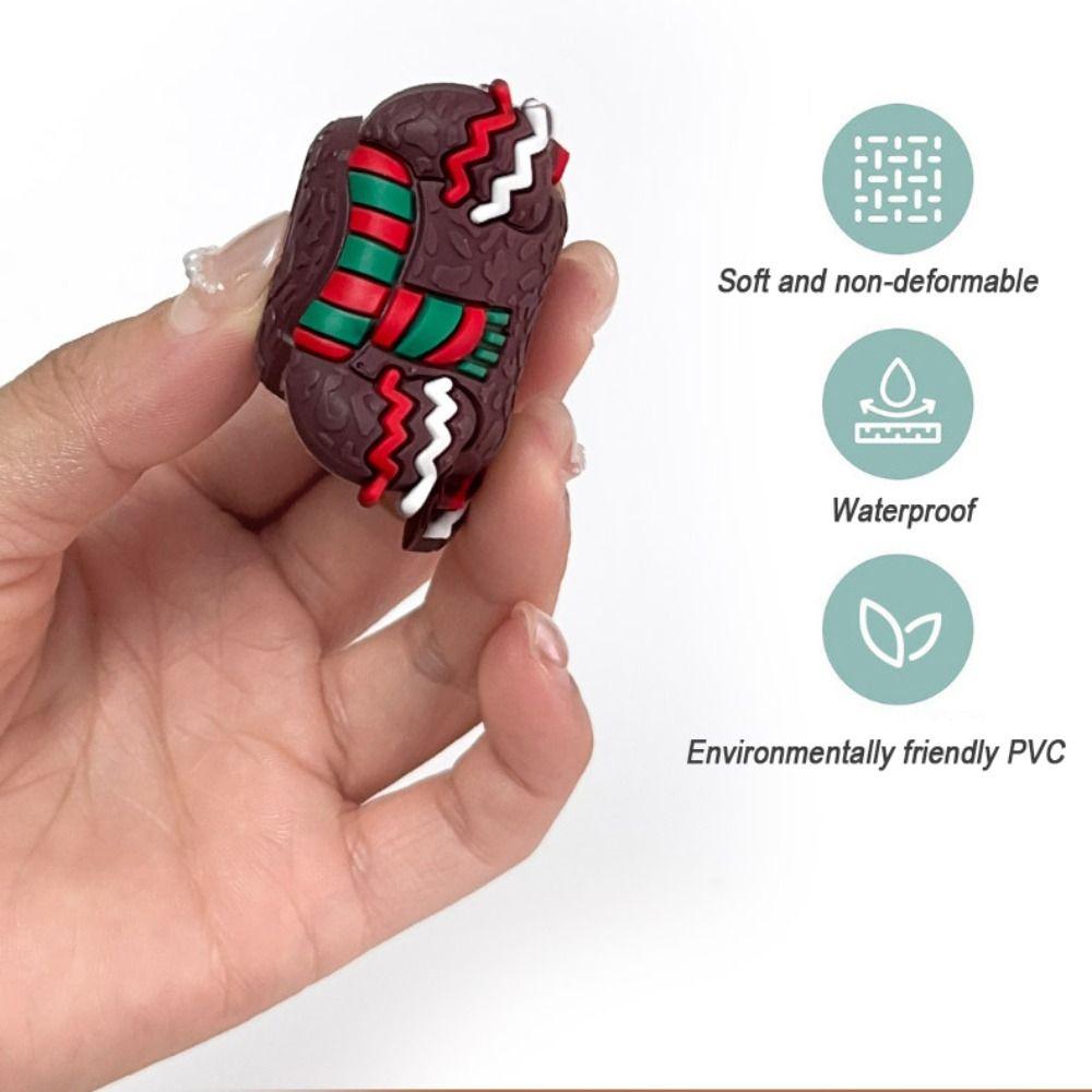 16Pcs/set Kid Gift Gingerbread Man Ornament PVC Xmas Tree Decoration Christmas Tree Pendant