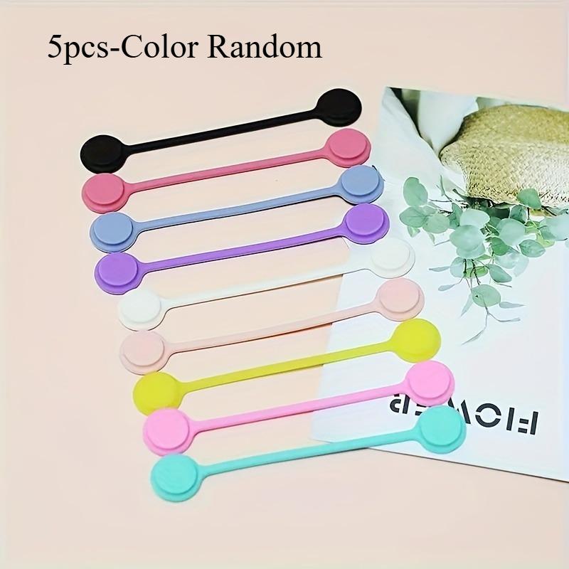 

Цветные магнитные силиконовые кабельные стяжки - Многоразовый органайзер для шнуров для USB, наушников и брелоков - Идеальный подарок на Хэллоуин и Рождество.