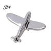 Date Outfit Accessory Men Suit Brooch, Airplane Design Lapel Pin with Clip-on Pin, Minimalist Collar Clip Smooth Polished Alloy Badge for Formal