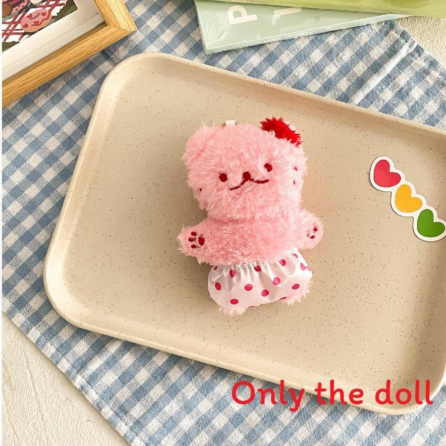 Cartoon Shorts Dog Rabbit Panda Plush Toy Keychain For Kids And Car Decor