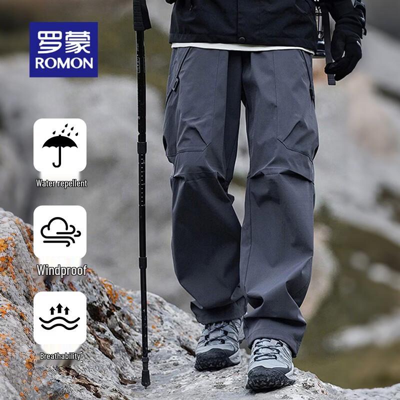 ROMON Men s Outdoor Multi-Pocket Cargo Pants 3XL